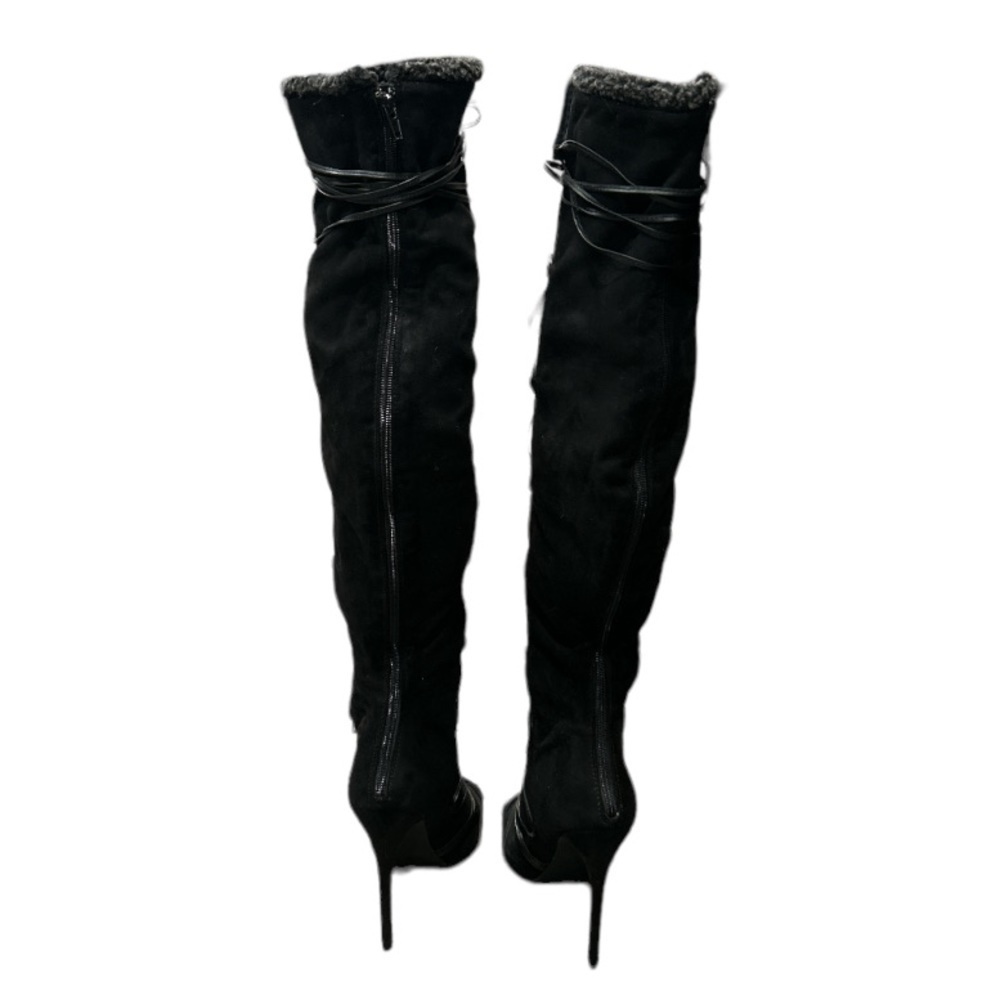 Suede Lace Up Boots - Picture 5 of 8